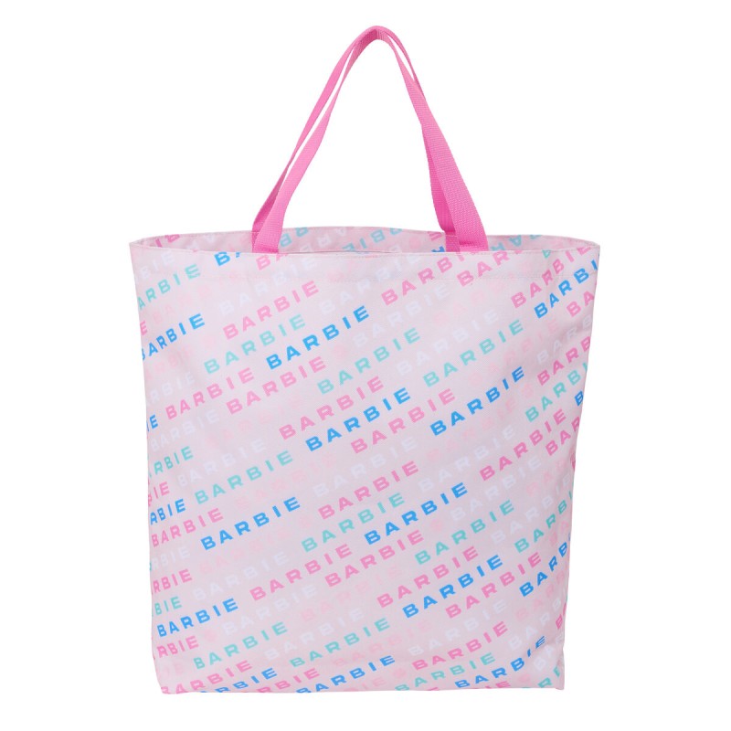 Damen Handtasche Barbie Logomania Hellrosa 50 x 45 x 10 cm