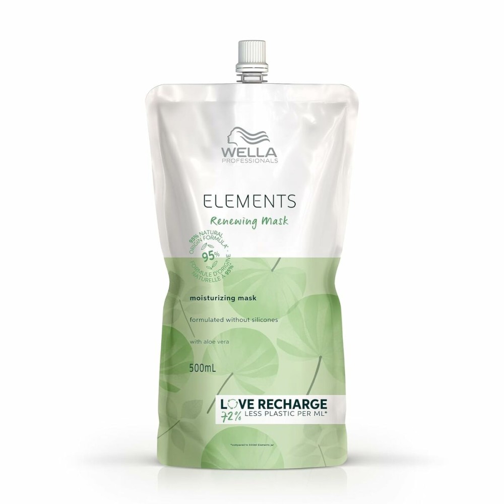 Haarmaske Wella Elements Feuchtigkeitsspendend Nachladen 500 ml