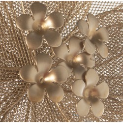 Wall Decoration Alexandra House Living Golden Metal Flower 55 x 8 cm