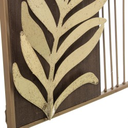 Wall Decoration Alexandra House Living Golden Metal 35 x 56 x 2,5 cm