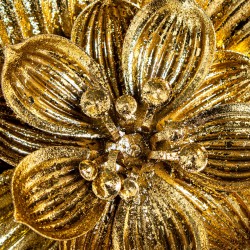 Wall Decoration Alexandra House Living Golden Metal Flower 49,5 x 45 x 4 cm