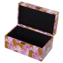 Set of decorative boxes Alexandra House Living Pink Wood 2 Pieces