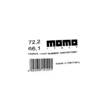 Jeu de centrage de la jante Momo MOMCENT4PC72661 CB 72,2 4 uds CB 66,1