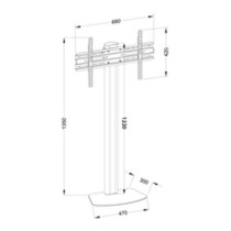 TV Halterung Techly ICA-TR27 55" 40 kg