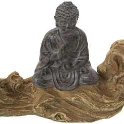 Decorative Figure Alexandra House Living Acrylic Plastic Melamin Buddha 32 x 8 x 14 cm