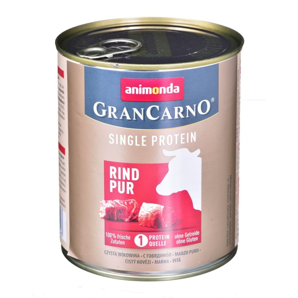 Wet food Animonda GranCarno Single Veal Beef