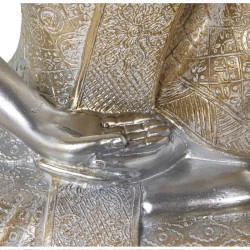 Deko-Figur Alexandra House Living Gold Silberfarben Acryl Kunststoff Melamine Buddha