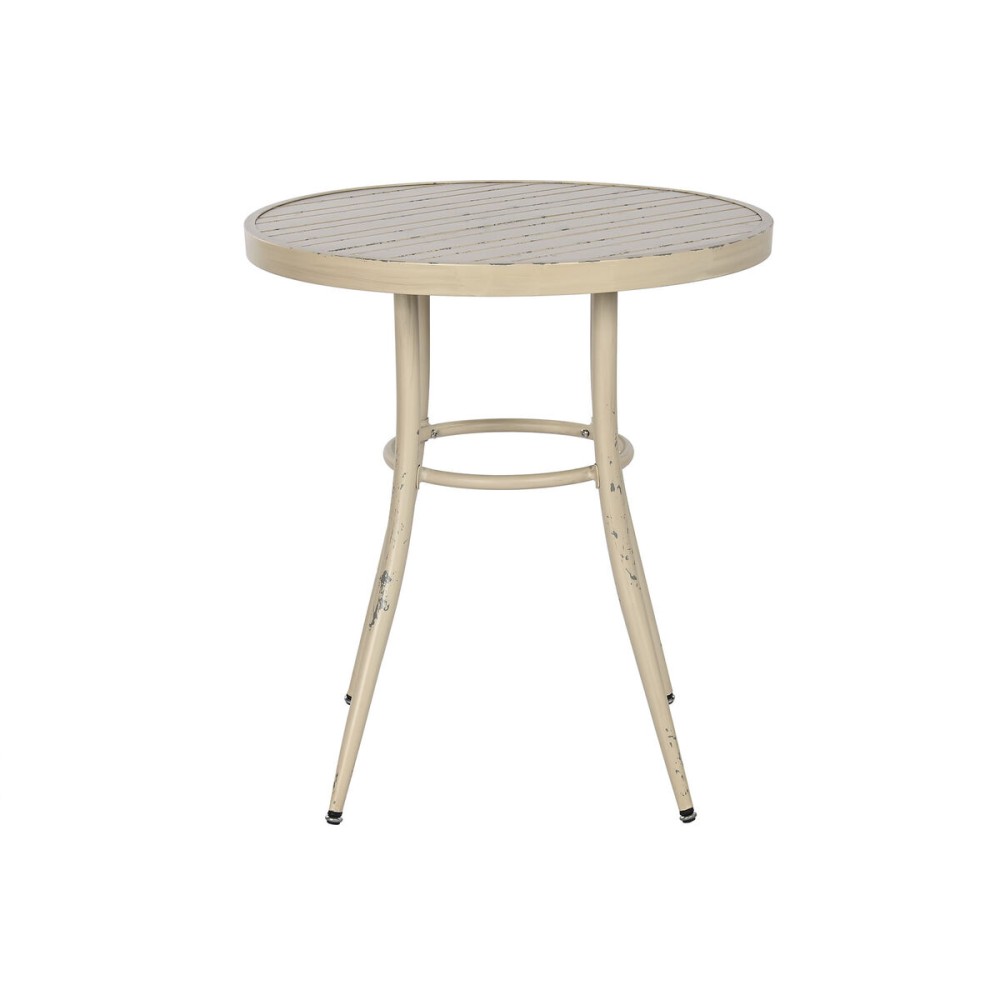 Side table Home ESPRIT White Aluminium 70 x 70 x 75 cm