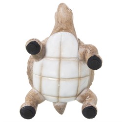 Figurine Décorative Alexandra House Living Marron Doré Acrylique Plastique Mélamine Tortue