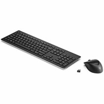 clavier et souris HP 3M165AA Espagnol Qwerty Noir Bluetooth