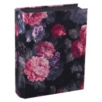 Set of decorative boxes Alexandra House Living Black Textile 3 Pieces