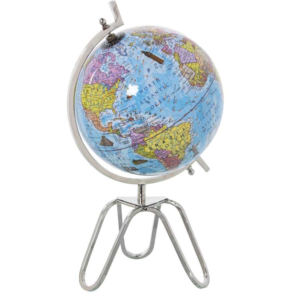 Globe terrestre Alexandra House Living Multicouleur Métal 20 x 38 x 20 cm