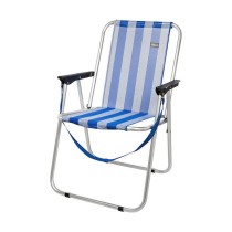 Folding Chair Colorbaby Sailor White Navy Blue 44 x 45 x 76 cm