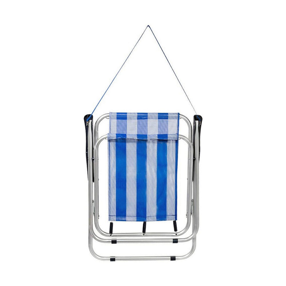 Folding Chair Colorbaby Sailor White Navy Blue 44 x 45 x 76 cm