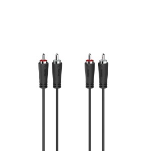 Kabel 2 x RCA Hama 00205258 3 m Schwarz