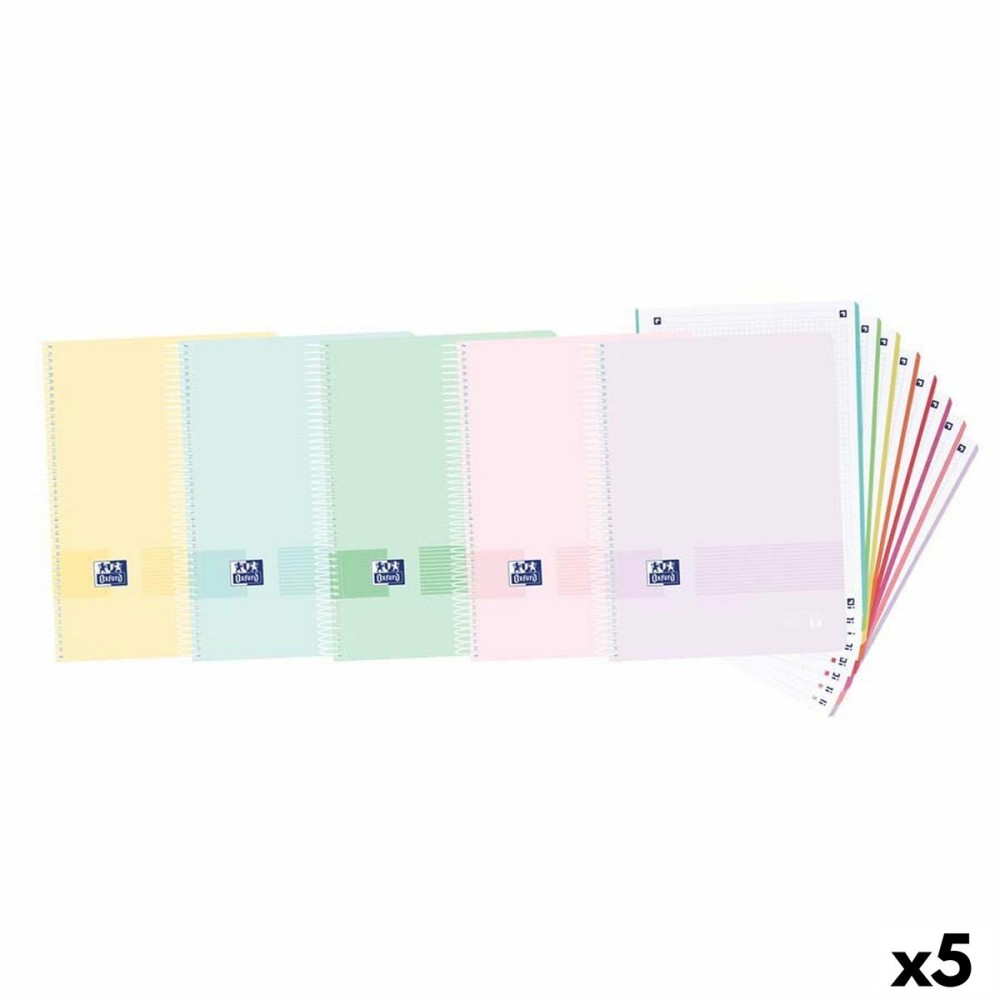 Set of exercise books Oxford Multicolour A4 (5 Units)