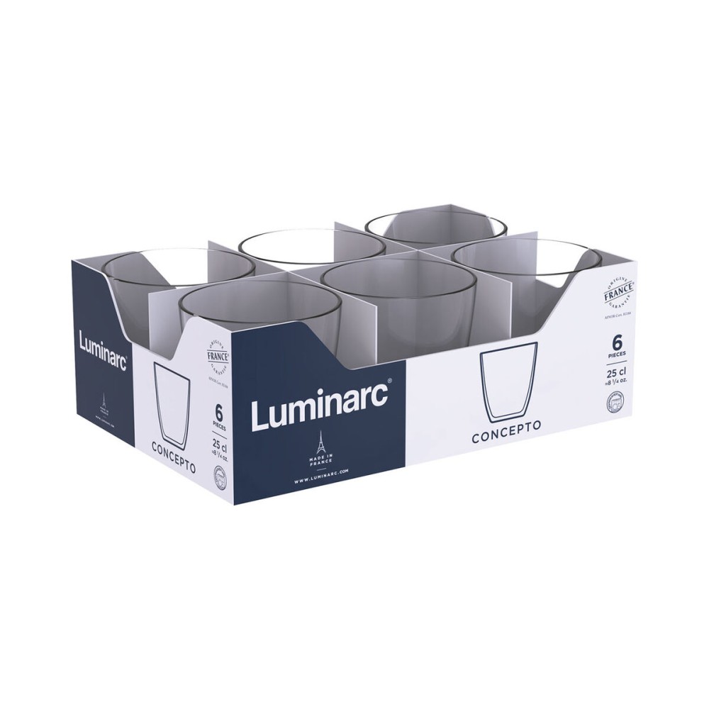 Verre Luminarc Concepto 250 ml Transparent verre (24 Unités)