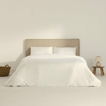 Housse de Couette SG Hogar Blanc 300 Fils 180 x 220 cm