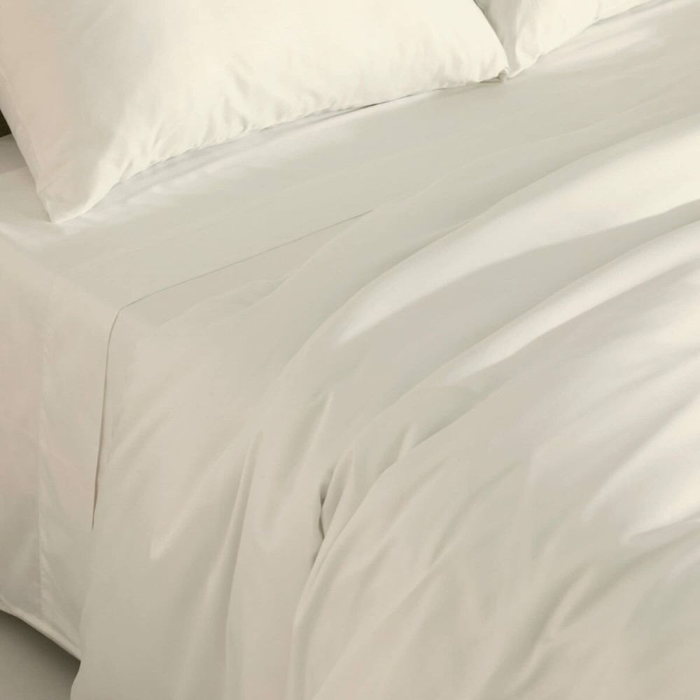 Housse de Couette SG Hogar Blanc 300 Fils 180 x 220 cm