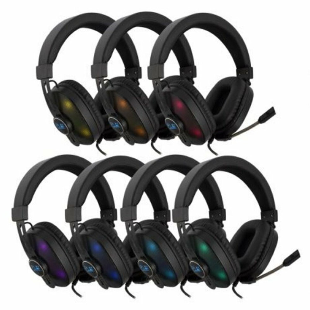 Headphones with Microphone Ewent Play PL3321 Black