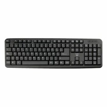 Tastatur Ewent EW3109 PS/2 USB Schwarz