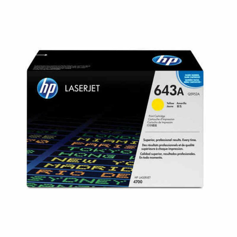 Toner original HP 643A Jaune