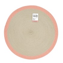 Place mat Quid Kaleido Pink Plastic 38 cm (12 Units)