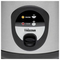 Rice Cooker Tristar RK-6126 Arrocera Black/Silver Silver Stainless steel 400 W