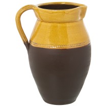 Vase Alexandra House Living Jaune Céramique 21 x 29 x 21 cm