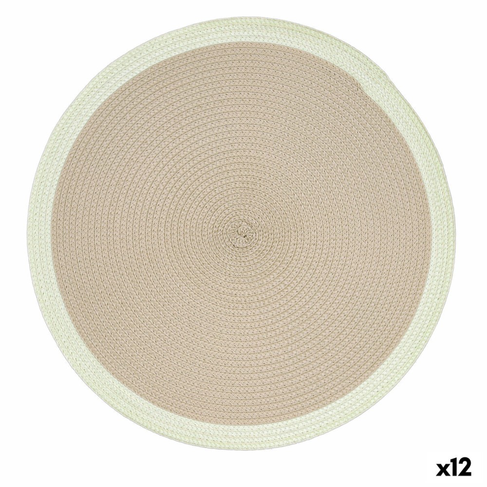 Platzset Quid Kaleido grün Kunststoff 38 cm (12 Stück)