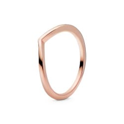 Ladies' Ring Pandora WISHBONE 14K ROSE GOLD-PLATED - RING - SIZE 48