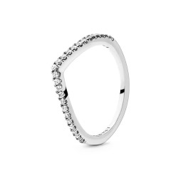 Damenring Pandora WISHBONE SILVER - SIZE 58