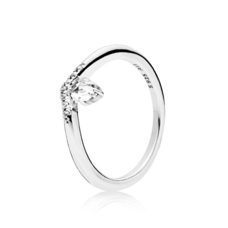 Ladies' Ring Pandora WISHBONE SILVER - SIZE 58