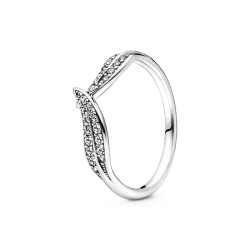 Ladies' Ring Pandora LEAF PAVE - RING - SIZE 50