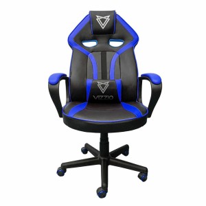 Gaming-Stuhl Vizzio SILLA GAMING VIZZIO NAYADE V2 /AZUL Schwarz/Blau Schwarz