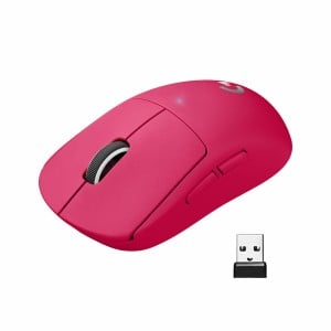 Souris sans-fil Logitech PRO X SUPERLIGHT Wireless Mouse MAGENTA Rouge Rose