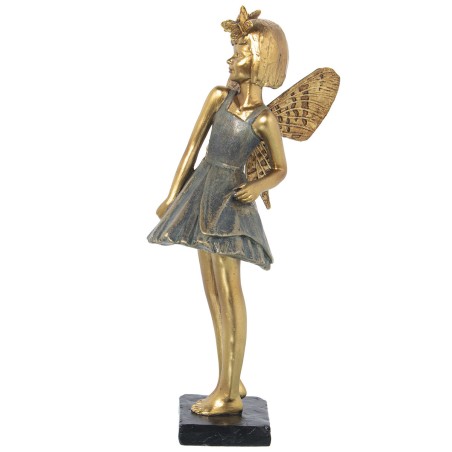 Decorative Figure Alexandra House Living Golden Acrylic Plastic Melamin Fairy