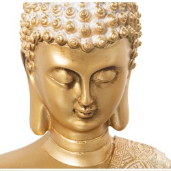 Decorative Figure Alexandra House Living Golden Acrylic Plastic Melamin Buddha