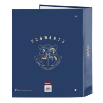 Ring binder Harry Potter Magical Brown Navy Blue A4 27 x 33 x 6 cm