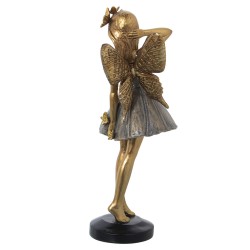 Decorative Figure Alexandra House Living Golden Acrylic Plastic Melamin Fairy