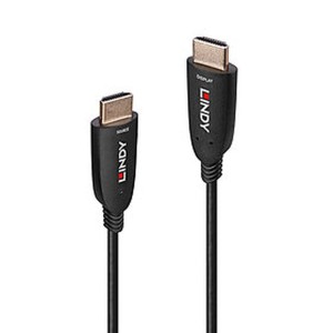 HDMI Kabel LINDY OPTIC HYBRID Schwarz