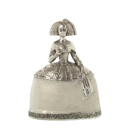 Figurine Décorative Alexandra House Living Menina Argenté Acrylique Plastique Mélamine