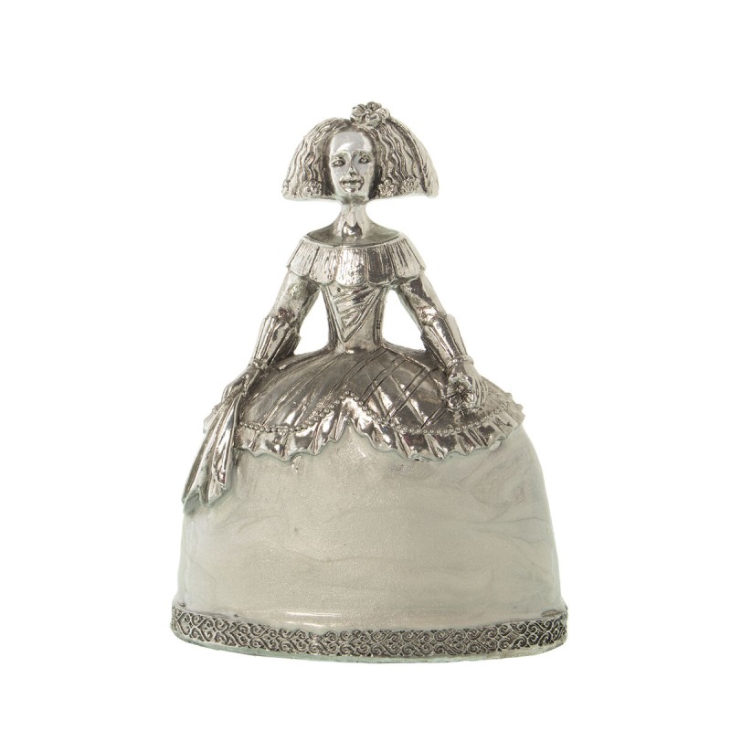 Decorative Figure Alexandra House Living Menina Silver Acrylic Plastic Melamin 11 x 6 x 15 cm