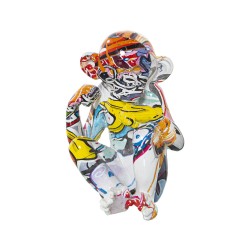 Deko-Figur Alexandra House Living Acryl Kunststoff Melamine Affe 13 x 10 x 15 cm