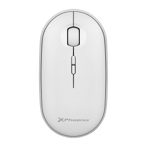 Optical Wireless Mouse Phoenix White 1600 dpi (1 Unit)