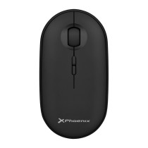 Drahtlose optische Maus Phoenix Schwarz 1600 dpi (1 Stück)