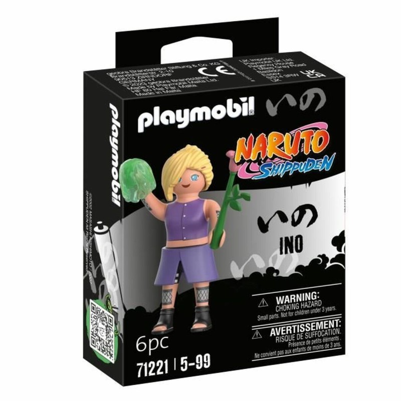 Spielzeug-Set Playmobil 71221 Naruto Shippuden Kunststoff 6 Stücke