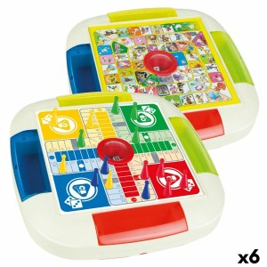 Jeu de petit chevaux et de l'oie Colorbaby 26 x 5 x 26 cm (6 Unités)