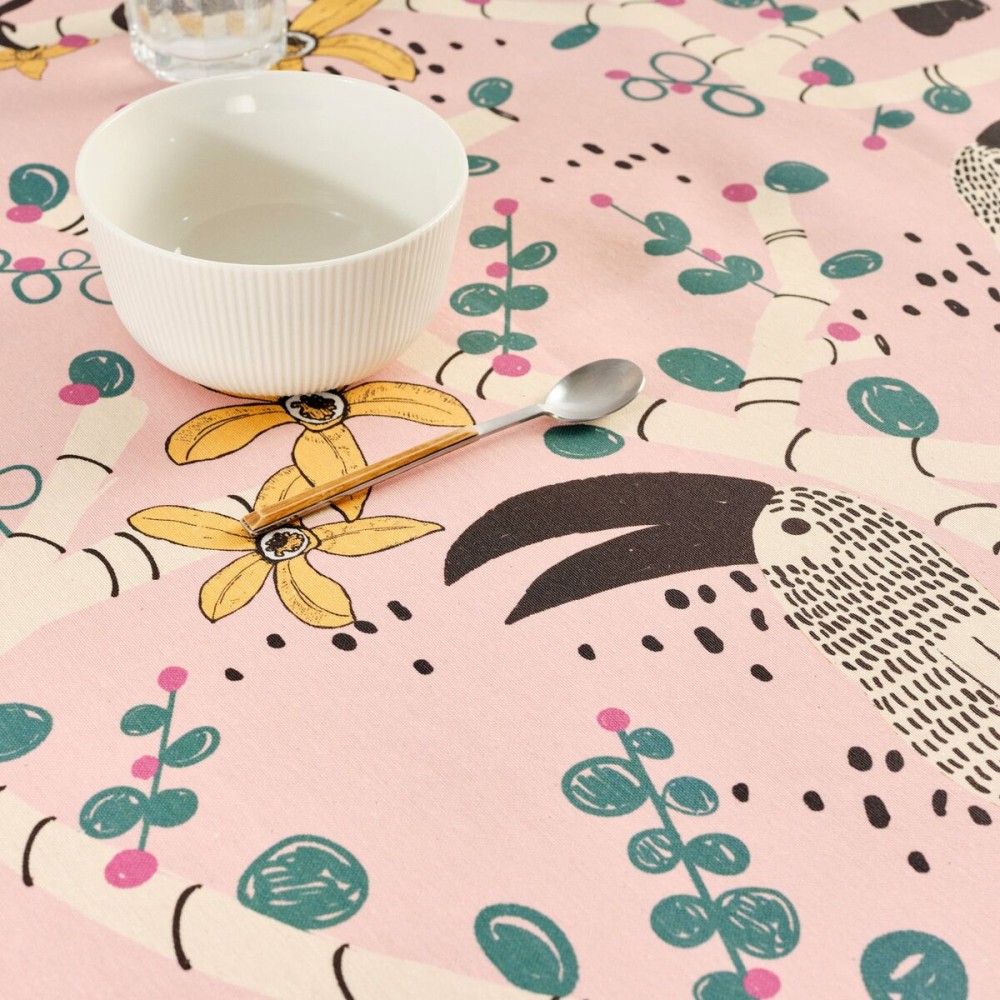 Tablecloth Belum 0120-409 Multicolour Pink 240 x 155 cm Tucán