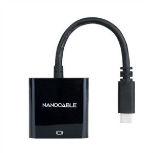 USB-C-zu-HDMI-Adapter NANOCABLE 10.16.4102-BK Schwarz 4K Ultra HD (1 Stück)